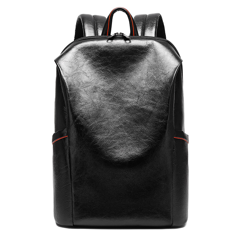 Leather Backpack Vintage - Men's Black Genuine Leather Backpack Vintage