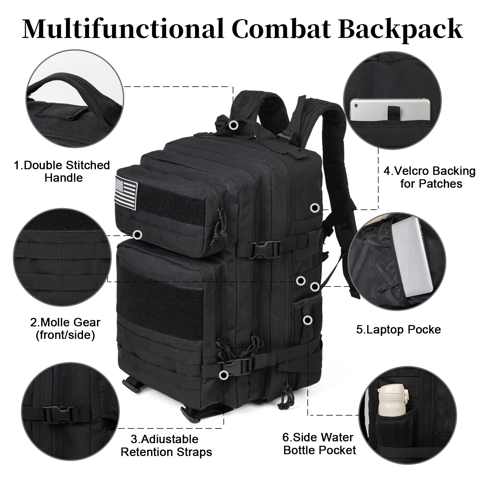 60L Army Military Tactical Bac - Urban Backpack Tactical ulasan dan harga
