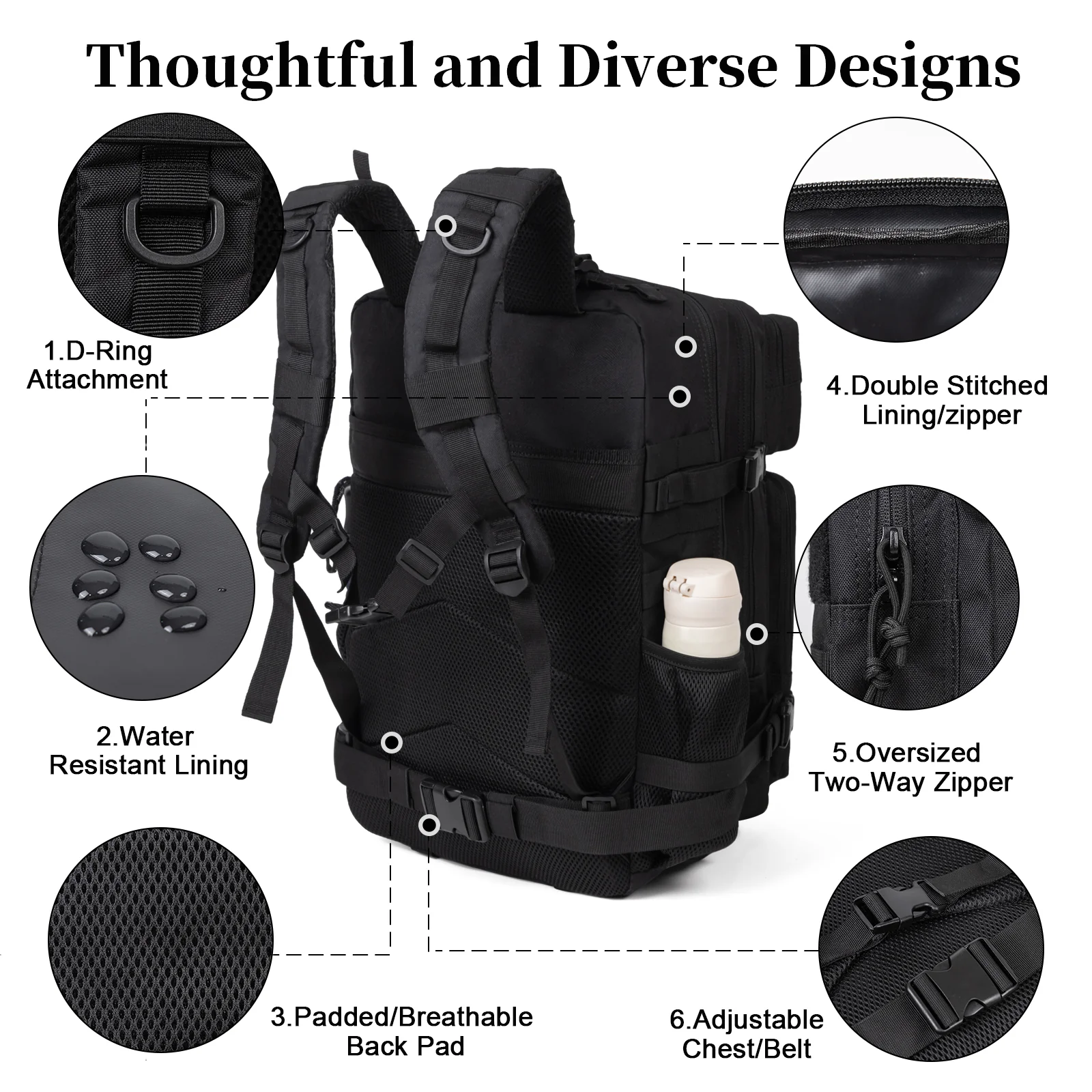 60L Army Military Tactical Bac - Urban Backpack Tactical ulasan dan harga