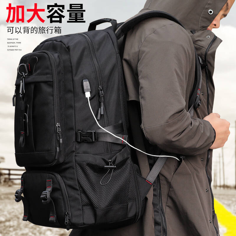 New Extra Large Capacity Men S - Canvas Backpack Casual ulasan dan harga