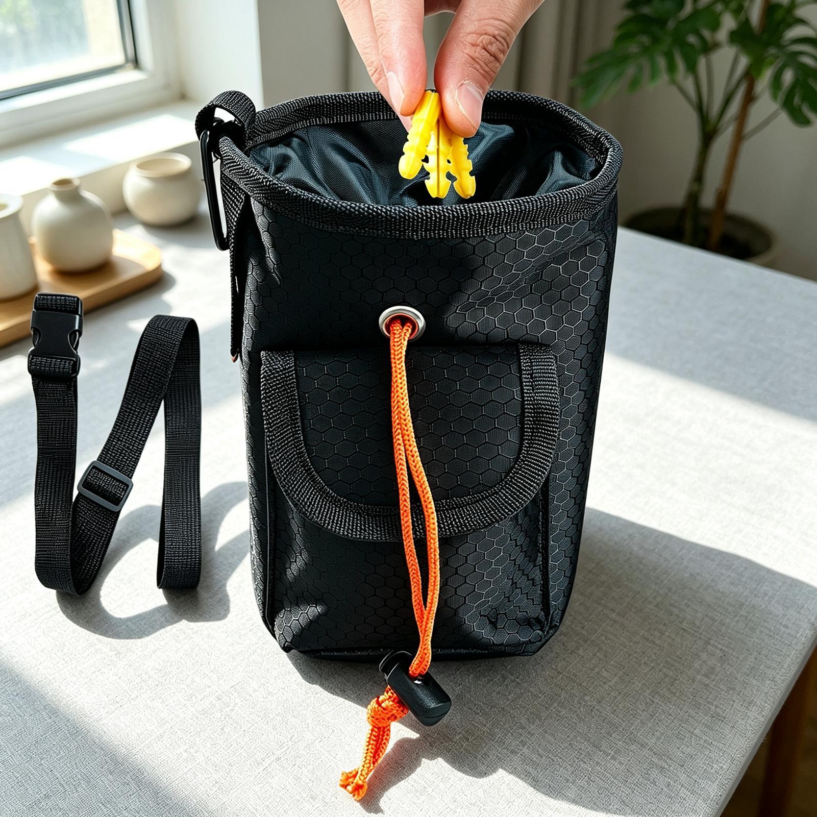 Disc Golf Chalk Bag Adjustable - Drawstring Gym Bag ulasan dan harga